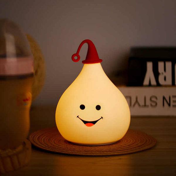 Cute Bedside Silicone Lamp with Cap