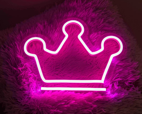 Crown led neon sign