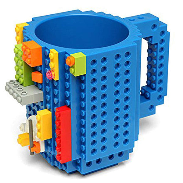 Build on Brick Mug  (BLUE)