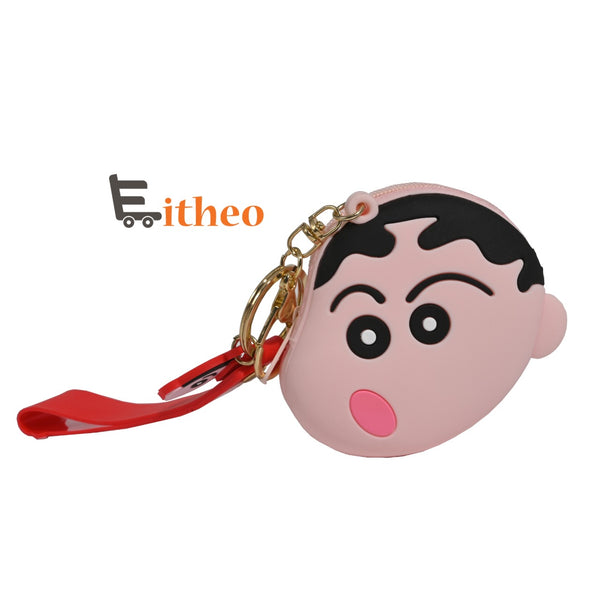 Shinchan Coin Purse with Keychain