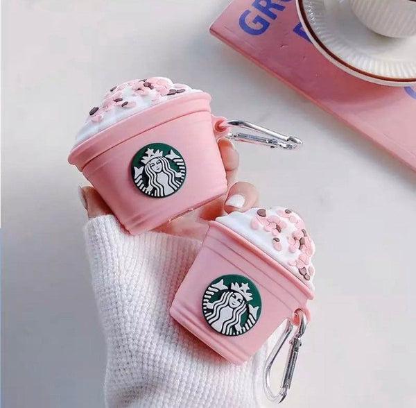 Starbuck Pink Airpods Case