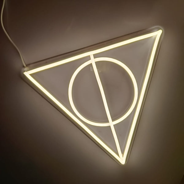 Harry potter Deathly hallows Neon Light