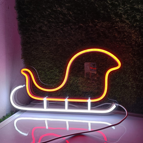 Santa's sleigh Neon Lights